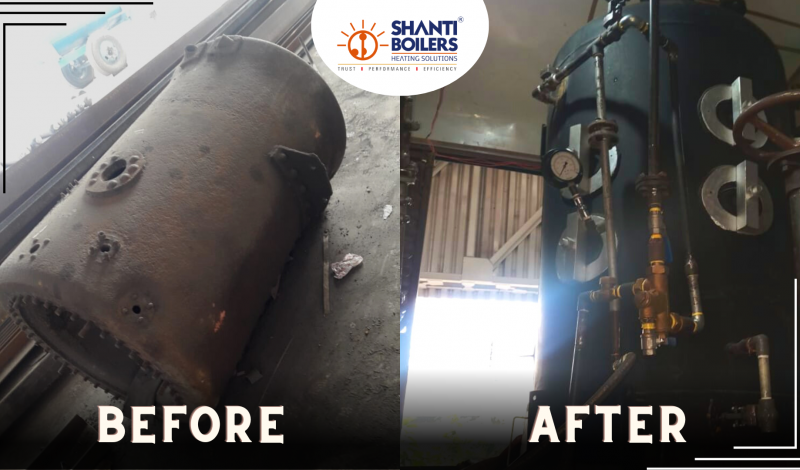 Throwback to our one of it’s kind boiler for a 100 Year Old Locomotive Steam Engine